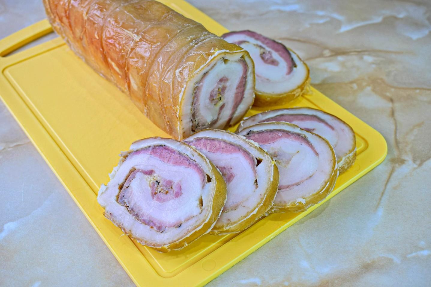 Рулетики из сала